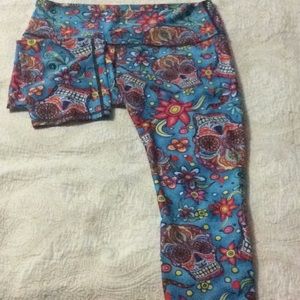Yoga Democracy crop leggings